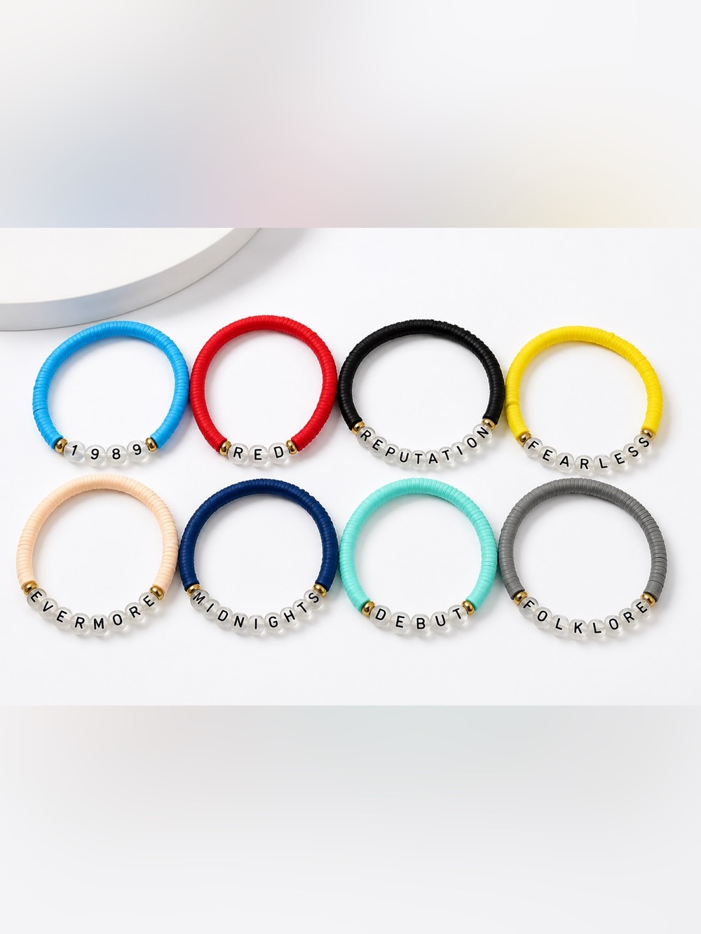Taylor Swift Eras Tour Friendship Bracelet Set – 8 Album Bracelets